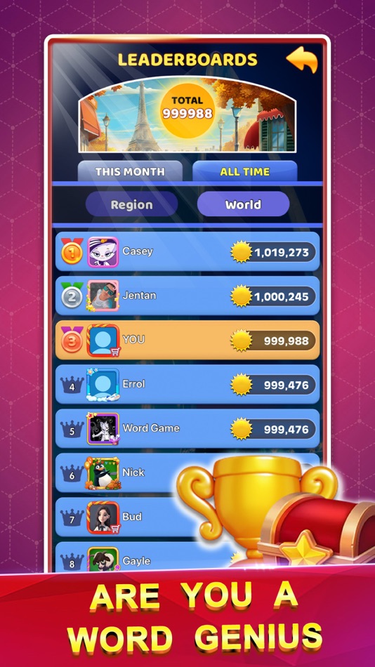 #5. Word Trip Connect World City (iOS) 来自: Seclife Games