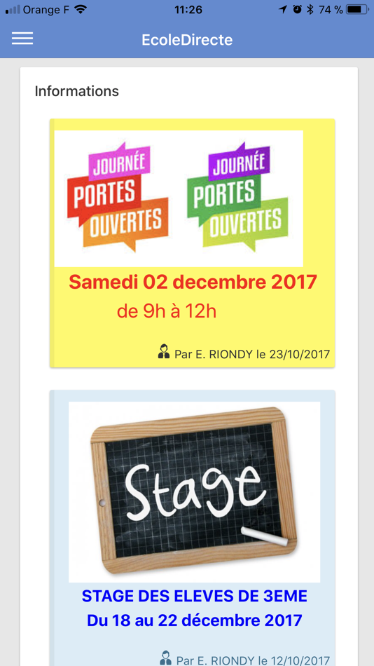 #1. Mon EcoleDirecte (iOS) 由: Aplim