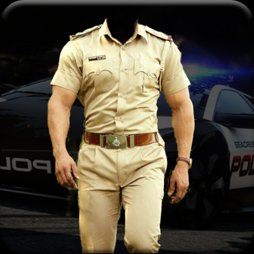 Man Police Photo Suit