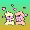 Bear & Rabbit 3 Stickers pack icon