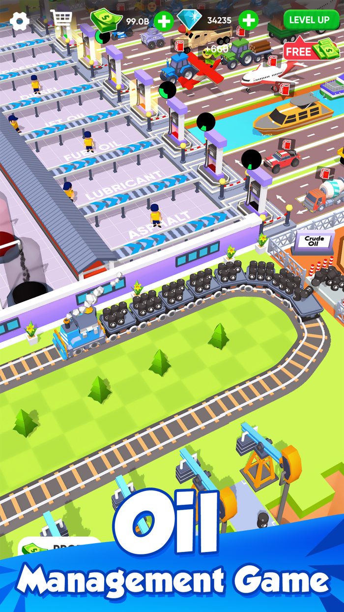 Oil Mining 3D - Petrol Factory