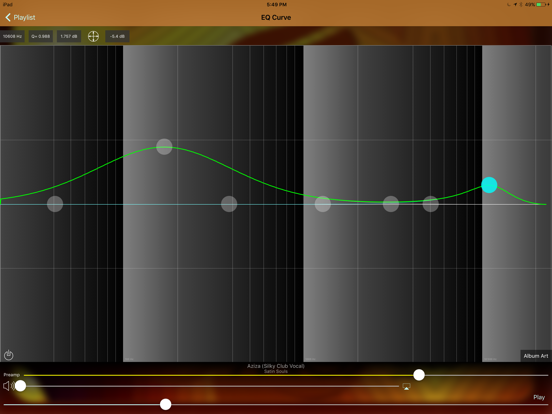 Equalizer iPad app afbeelding 4