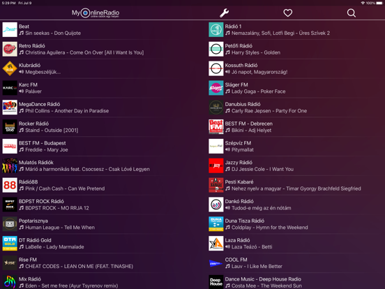 Screenshot #4 pour My Online Rádió - Magyar