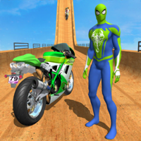 Superhero Bike Stunt Master 3D