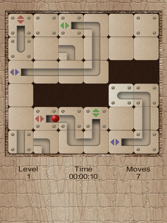 Roll the labyrinth tunnel ball iPad screenshot