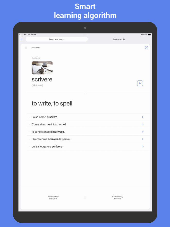 Learn Italian with Flashcards