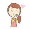Ponytail mama icon