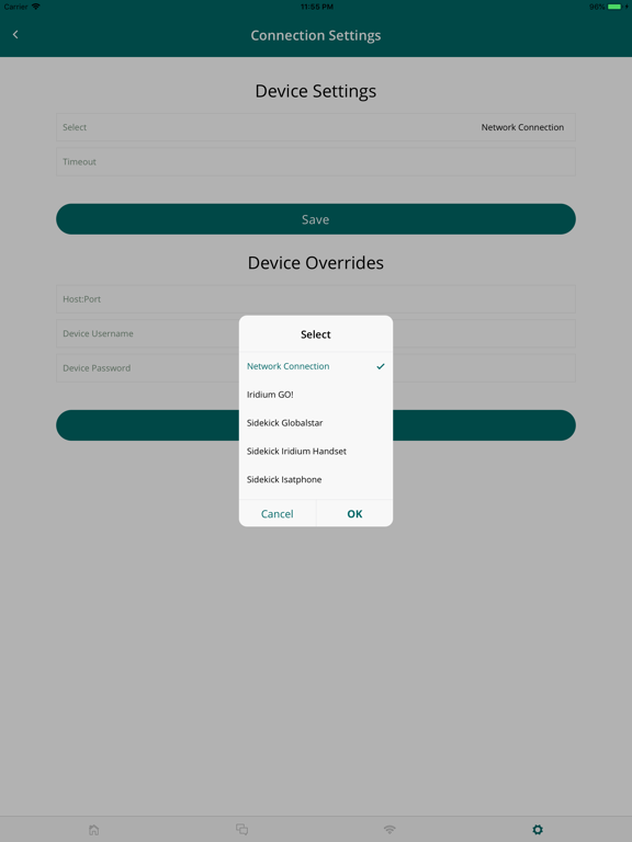 OneMessage iPad screenshot