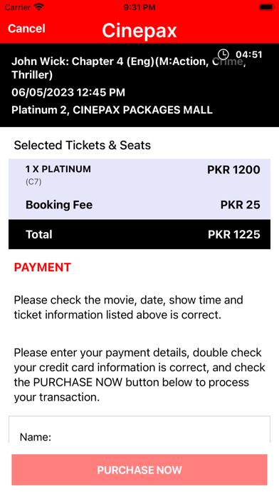Cinepax - Movie Tickets Screenshot