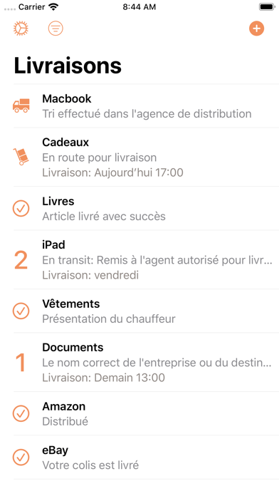 Screenshot #1 pour Parcel