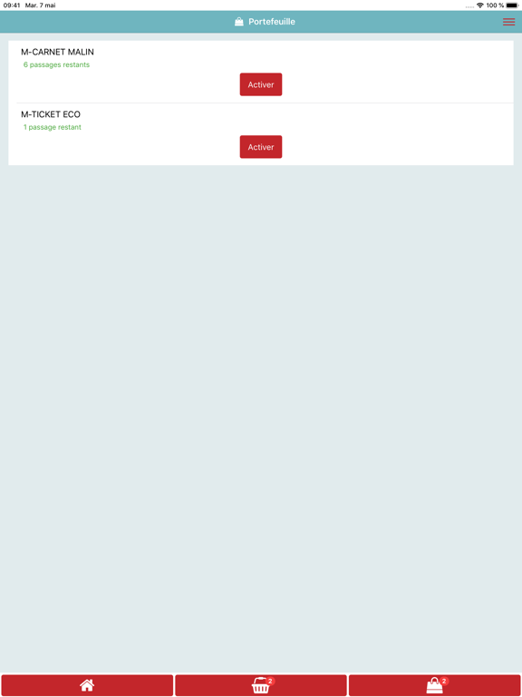 M-ticket Kar'Ouest iPad screenshot