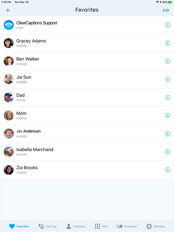 ClearCaptions Mobile iPad screenshot 3 - Utilities app