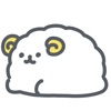 soft sheep sticker icon