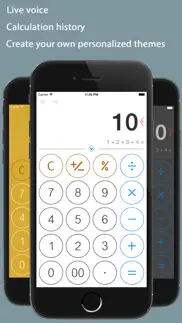 voice calculator hd+ iphone screenshot 1