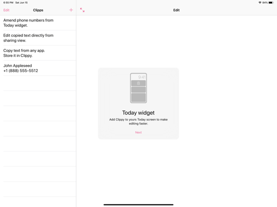 Screenshot #2 for Clippy - copy, edit & share