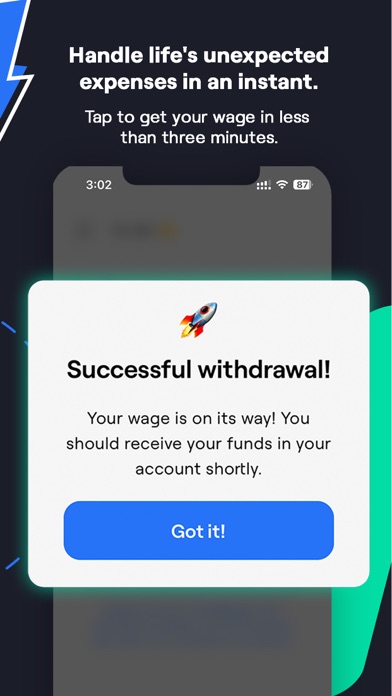Wagetap: Instant Cash Advance Screenshot