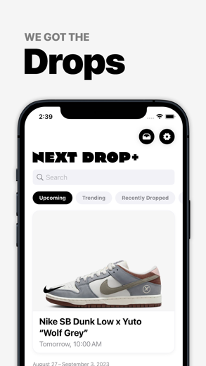 Next Drop – Sneaker Releases 截屏 1
