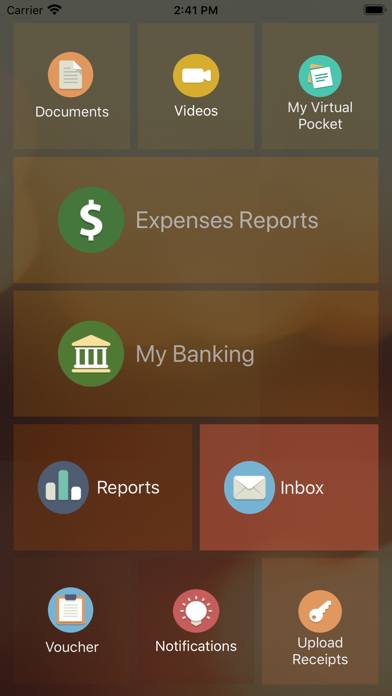 MyExpense Portal Screenshot