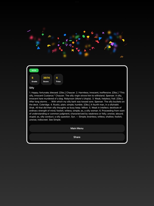 Wordi - a word guessing game screenshot 7