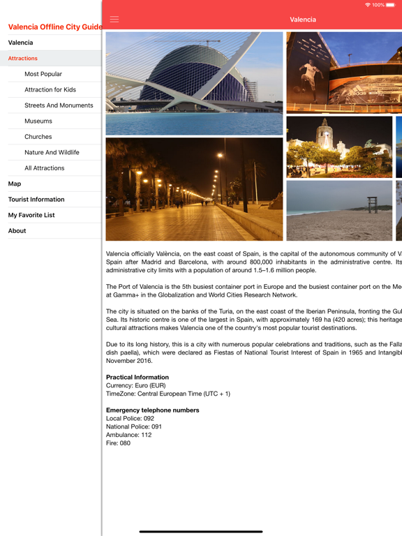 Screenshot #5 pour Valencia Offline City Guide