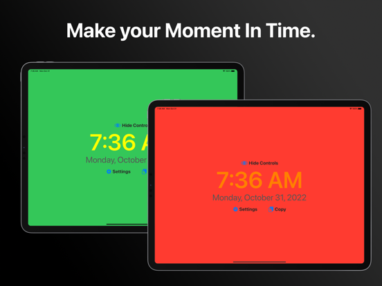 Moment In Time - Clock iPad screenshot 4 - Utilities app