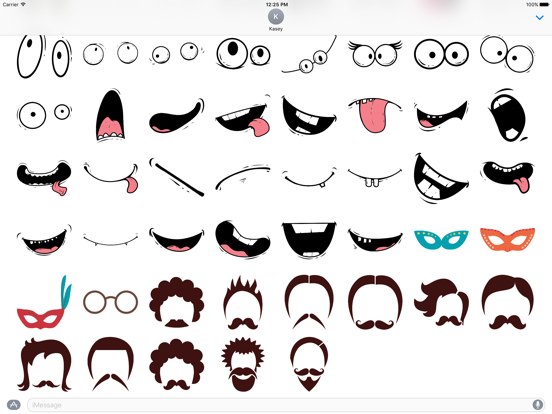 Face Stickers iPad screenshot