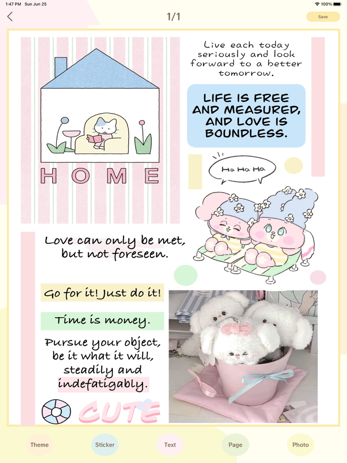 Cute notes - Daily Planner