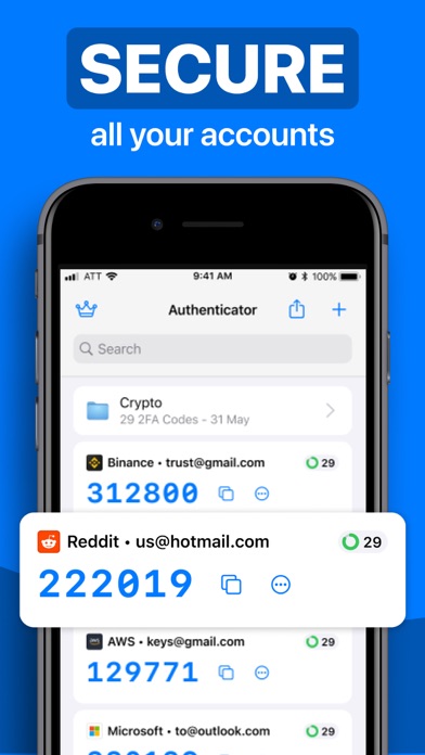 Authenticator App ° Screenshot