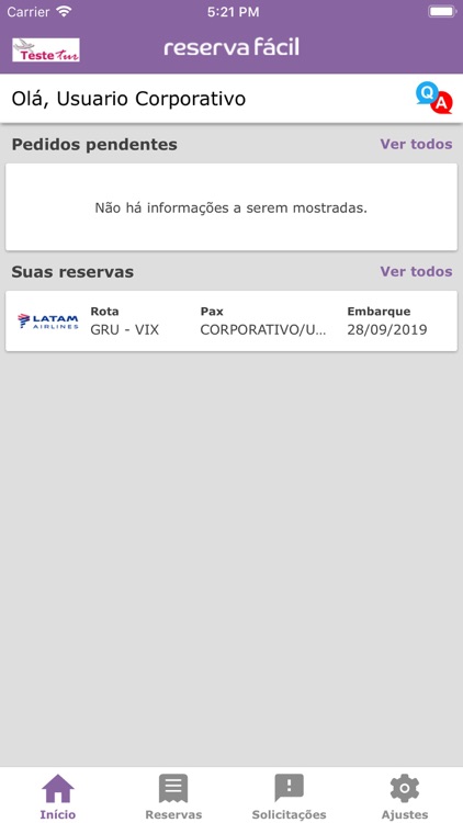 Reserva Fácil - Corporativo