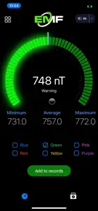 Emf Detector Radiation Reader screenshot #7 for iPhone