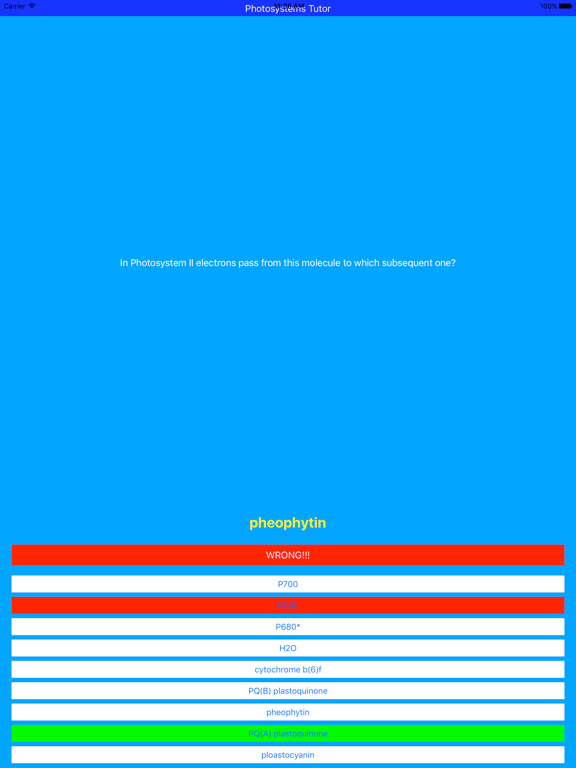 Screenshot #6 pour Photosystems Tutor