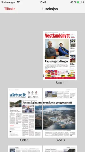 Vestlandsnytt eAvis screenshot 4
