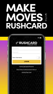 rushcard iphone screenshot 1