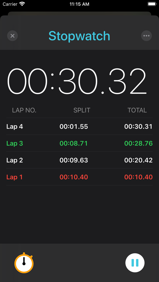 #5. Just Timers (iOS) Podle: Aaron Dippner
