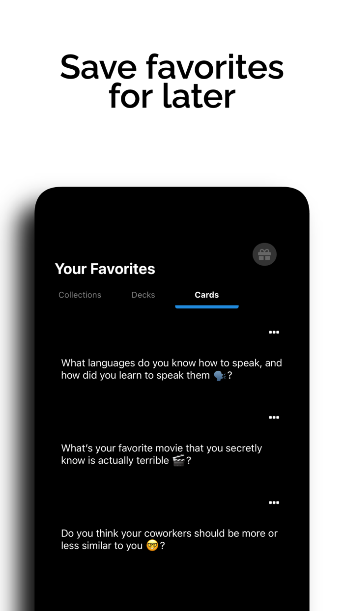 Presence Conversation Starter