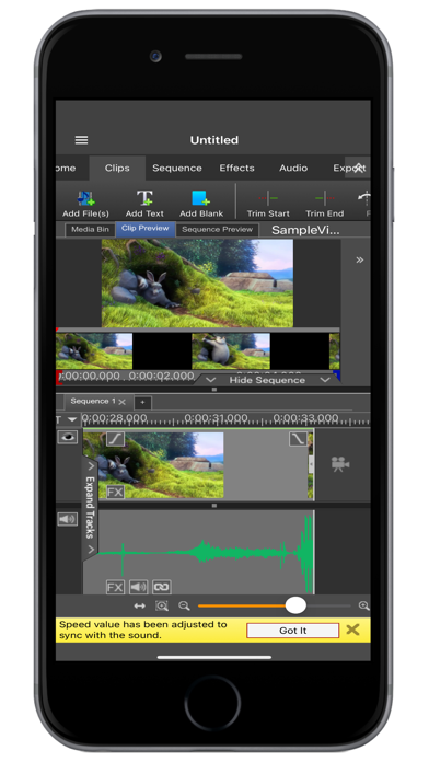 VideoPad - Video Editor Screenshot
