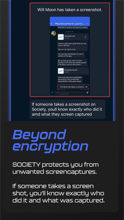 SOCIETY: Secure Social Network screenshot-3