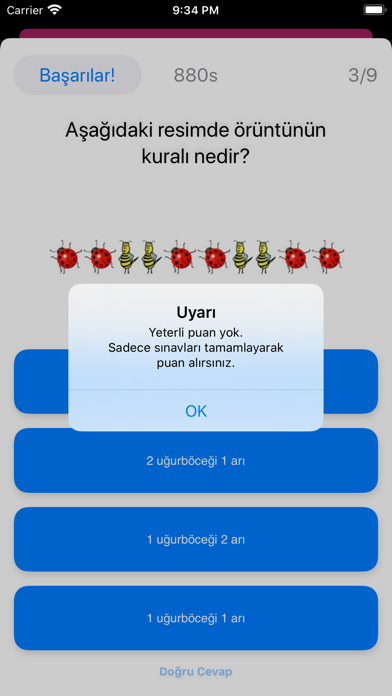 Test Merkezi İlkokul 1.Sınıf Screenshot