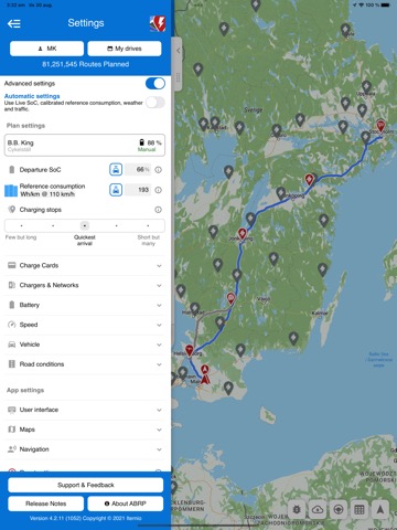 A Better Routeplanner (ABRP)のおすすめ画像3
