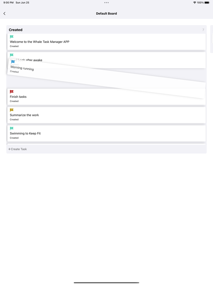 Whale Task Board、Todo List