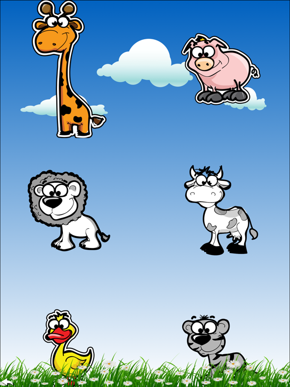 Animal Zoom Quiz iPad screenshot