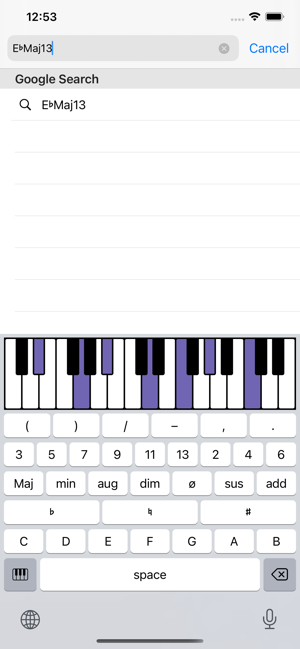 Tonalität: Musiktheorie-Screenshot