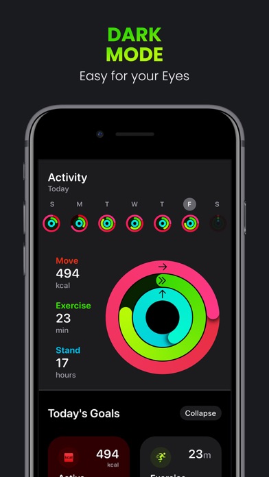 Activity Tracker・FitnessView Screenshot