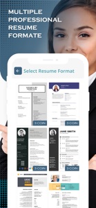 Resume Builder CV Creator PDF screenshot #2 for iPhone