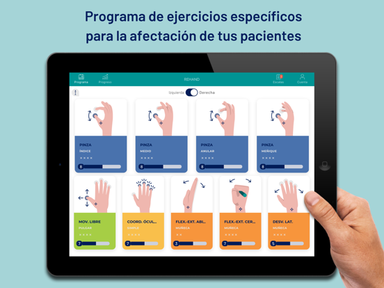 Screenshot #4 pour ReHand, Rehabilitación de Mano