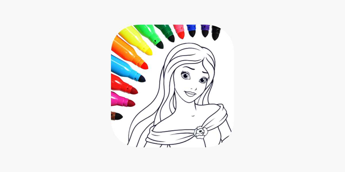 Princesa para Colorir Glitter na App Store