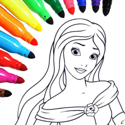 Princess coloring book 4 girls Cheats