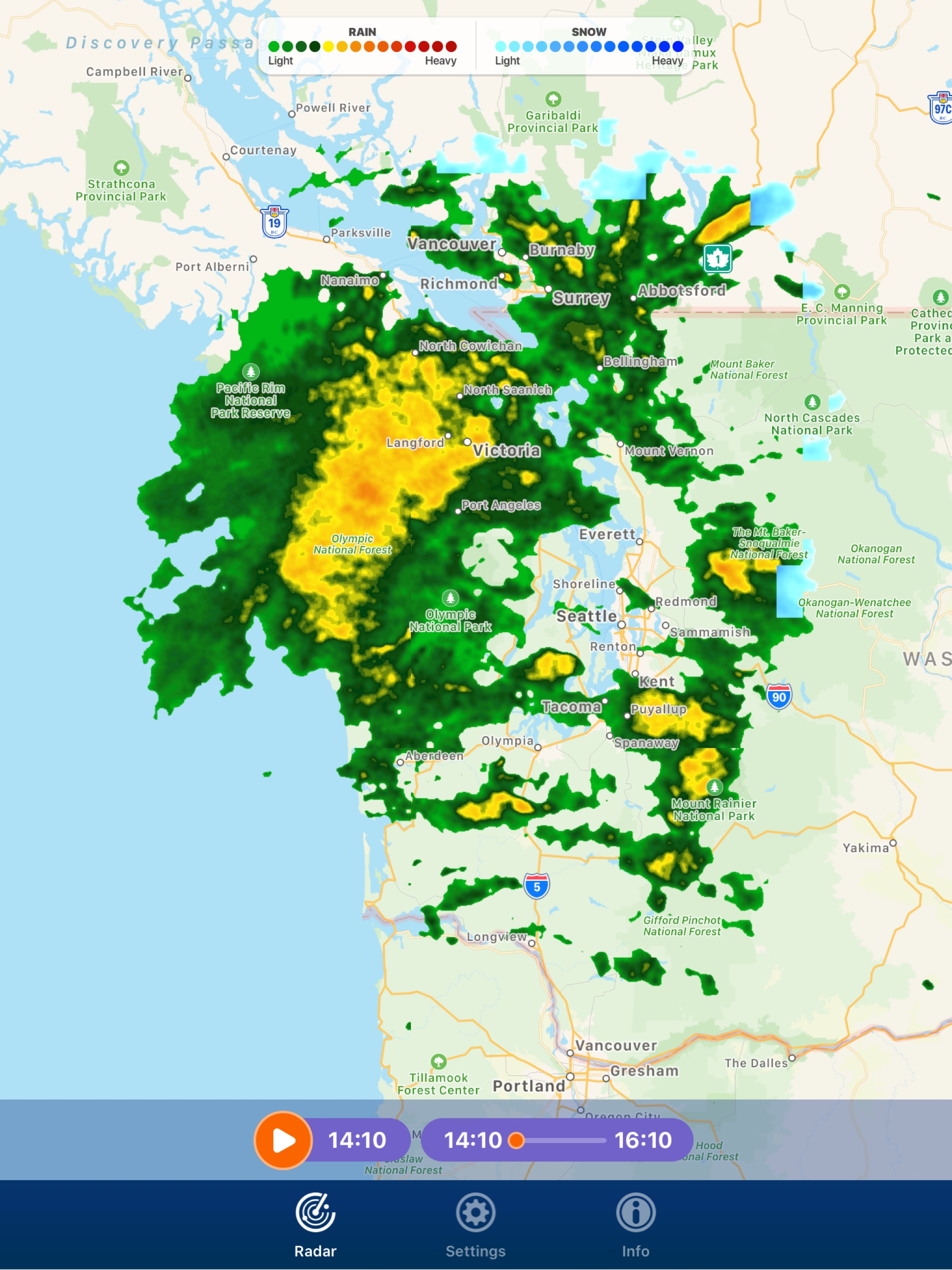 POCKET RADAR weather forecast screenshot 10