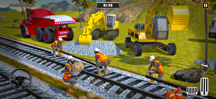 Railroad Construction Games 3D