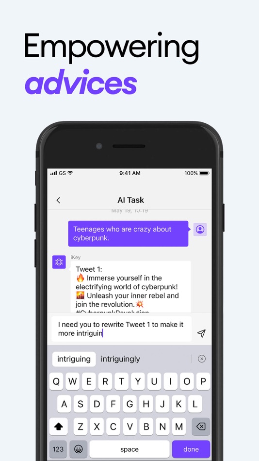 #6. iKey - AI Keyboard Extension (iOS) Podle: Auto Keyboard Studio